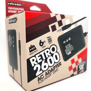 AC Power Supply Adapter Plug Cord for Atari 2600 VCS System Games Console - New